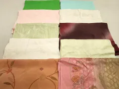 平和屋着物★和装小物　帯揚げ10枚セット　正絹　逸品　DAAZ1543xg