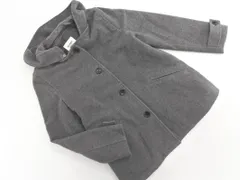 BEAMS HEART ビームスハート ウール混 フード ノーカラー 中綿 コート sizeL/グレー ◇■ レディース