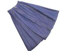 MOUSSY マウジー ロング デニムスカート size0/青 ■■ レディース