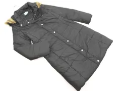 arnold palmer アーノルドパーマー フェイクファー フード付き 中綿 コート sizeM/黒 ◇■ レディース