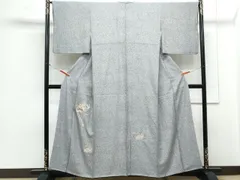 RY　染色作家物　染め訪問着と黒地のたたき染めの小紋のセット 訪問着光琳笹竹文たたき染金糸赤字SALE