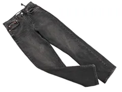 ZARA ザラ テーパード デニムパンツ size34/黒 ■■ レディース