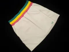 アンダーアーマー スコート ミニ スカート sizeSM/白ｘ紺 ◇■ レディース