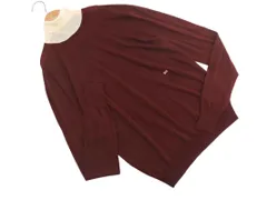 Calvin Klein カルバンクライン ウール混 タートルネック ニット セーター sizeXS/ボルドー ◇■ レディース