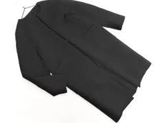 nano universe ナノユニバース ノーカラー コート size36/黒 ◇■ レディース