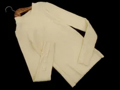 mysty woman ミスティウーマン モックネック ニット セーター sizeF/オフホワイト ◇■ レディース