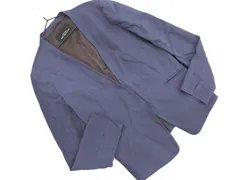 green label relaxing グリーンレーベルリラクシング ユナイテッドアローズ ノーカラー ジャケット size40/紺 ◇■ レディース