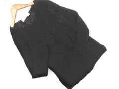 ZARA ザラ レース ニット セーター sizeM/黒 ◇■ レディース