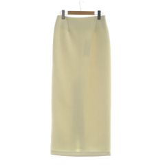 【中古】未使用品 イロット IIROT JERSEY SKIRT OFF WHITE ロングスカート タグ付き タイト ジップフライ 36 イロット IIROT JERSEY SKIRT OFF WHITE ロングスカート タグ付き