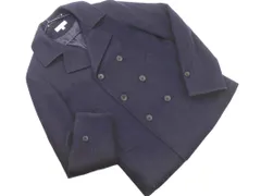 BEAUTY & YOUTH ビューティ&ユース ユナイテッドアローズ ウール混 ピー コート sizeM/紺 ◇■ メンズ