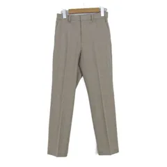 ユニクロ ロングパンツ ストレッチ EZYアンクルパンツ 221-430616 ボトムス レディース Sサイズ ベージュ×グレー UNIQLO 【中古】