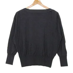 ロペ ニット セーター 長袖 シルク混 ブランド トップス レディース 38サイズ ネイビー ROPE' 【中古】