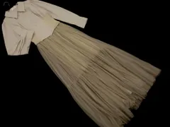FRAY I.D フレイアイディー チュール レースアップ シャツ ドッキング ワンピース size0/ベージュ ■◇ レディース