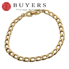 【中古】 クリスチャンディオール ブレスレット 喜平モチーフ メタル ゴールド チェーン メッキ アクセサリー レディース 女性 Christian Dior