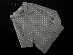 KUMIKYOKU 組曲 ドット ジップアップ パーカー sizeTL/グレー ◇■ レディース