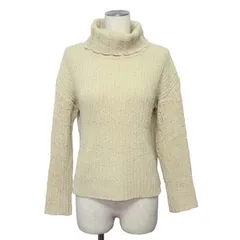 サマンサモスモス SM2 ベロアモールタートルニット F ベージュ