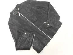 Paul Smith ポールスミス フェイクレザー ライダース ジャケット size40/黒 ◇■ レディース