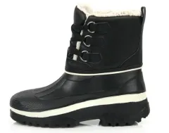 防寒ブーツ ブラック ファーブーツ