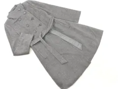 COMME CA DU MODE コム サ デ モード アンゴラ混 ダブルボタン コート size11/グレー ◇■ レディース
