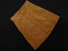 MACPHEE マカフィー トゥモローランド スウェード調 フロントボタン Aライン 台形 スカート size34/ベージュ ◇■ レディース