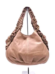 BEAURE ヴュレ レザー フリル トート バッグ ベージュ ■■ レディース