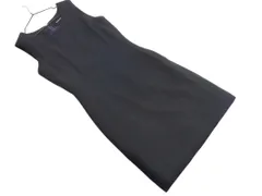 QUEENS COURT クイーンズコート ウール混 ノースリーブ ワンピース size2/紺 ◇■ レディース