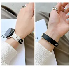Apple Watch バンド アップルウォッチ 時計 腕時計 クラシック バイカラー ツートンカラー ビコロール レザー 革 デザイン スリム 大人 ベルト 薄型 第2世代 おしゃれ 可愛い ブラック×ホワイト BK×WT 38mm 42mm