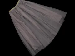 AG by aquagirl エージーバイアクアガール チュール フレア スカート size36/グレー ◇■ レディース