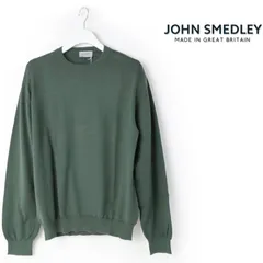 新品 JOHN SMEDLEY ジョンスメドレー 【 ジョンスメ 】 S4577 クルーネック ニット プルオーバー 24G シーアイランドコットン 海島綿 M # 721
