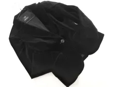 23区 ベロア テーラード ジャケット size34/黒 ◇■ レディース