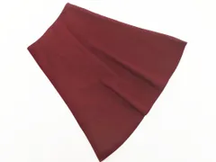 NATURAL BEAUTY BASIC ナチュラルビューティーベーシック ウール混 Aライン 台形 スカート sizeS/ボルドー ◇■ レディース