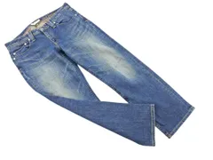 UNITED ARROWS ユナイテッドアローズ USED加工 デニムパンツ size40/青 ■■ レディース