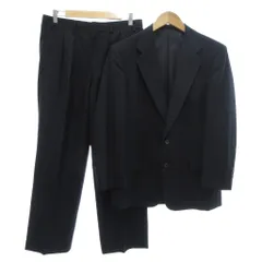 バーバリーズ Burberrys ヴィンテージ セットアップ スーツ フォーマル テーラードジャケット パンツ スラックス 90-78-165 A4 黒 ブラック /NU ■ECT