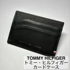 【うみ様専用】TOMMY HILFIGER/トミー・ヒルフィガー/カードケース/カード入れ/ブラック　　　【A10】