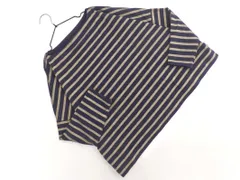 Traditional Weatherwear トラディショナル ウェザーウェア ボーダー ワイド幅 カットソー sizeS/紺 ◇■ レディース