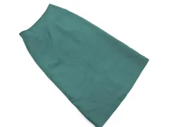 NATURAL BEAUTY BASIC ナチュラルビューティーベーシック ウール混 ロング スカート sizeM/緑 ◇■ レディース