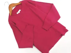 KUMIKYOKU 組曲 モックネック ニット セーター size2/赤紫 ◇■ レディース