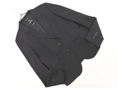 23区 ストライプ テーラード ジャケット size38/濃紺 ◇■ レディース