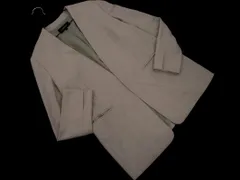 UNTITLED アンタイトル ウール混 ノーカラー ジャケット size1/グレー ◇■ レディース