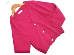 any SiS エニィスィス アンゴラ混 ニット カーディガン size2/ピンク ◇■ レディース