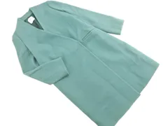 UNITED TOKYO ユナイテッドトウキョウ Vネック ノーカラー コート size2/緑 ◇■ レディース