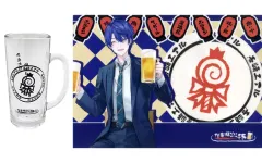 【中古】食器 春崎エアル ジョッキ・クリアランチョンマットセット 「DMMスクラッチ! バーチャルYouTuber にじさんじ 仕事帰りに一杯 スクラッチ」 A-4賞