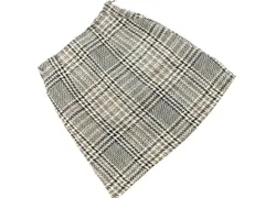 INDEX インデックス ツイード スカート sizeS/オフホワイトｘ紺 ◇■ レディース