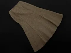 FREE'S MART フリーズマート ウール混 マーメイド ロング スカート sizeM/ベージュｘ茶 ◇■ レディース