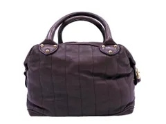 theory セオリー レザー 2WAY ミニ ボストン バッグ 濃茶 ■■ レディース