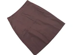 theory セオリー ウール混 ひざ丈 スカート size2/ボルドー ◇■ レディース
