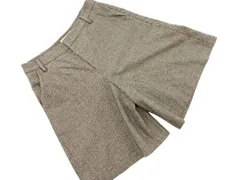 KUMIKYOKU 組曲 ウール混 千鳥柄 キュロット パンツ size2/白ｘ黒 ◇■ レディース