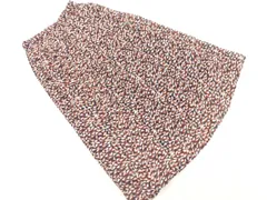 fredy emue フレディエミュ 総柄 プリーツ スカート size36/紺 ■■ レディース