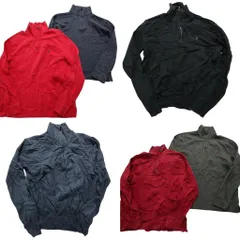 古着卸 まとめ売り ラルフローレン ハーフジップ セーター 6枚セット (メンズ S /M /L ) ワンポイント タートルネック 中古 古着 NC8037