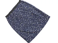 UNTITLED アンタイトル 総柄 タイト スカート size2/紺 ◇■ レディース